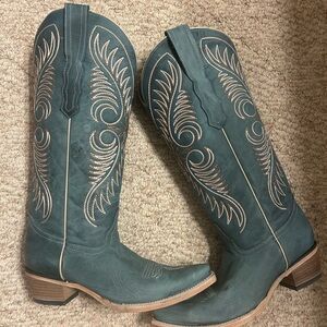 Circle G Teal Cowgirl Boot